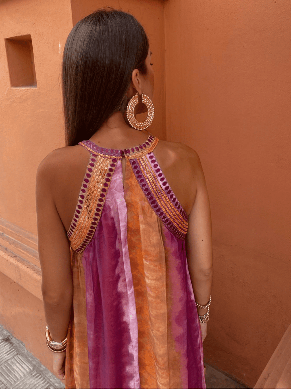 Aster | Ombré zomerjurk elegant vloeiend
