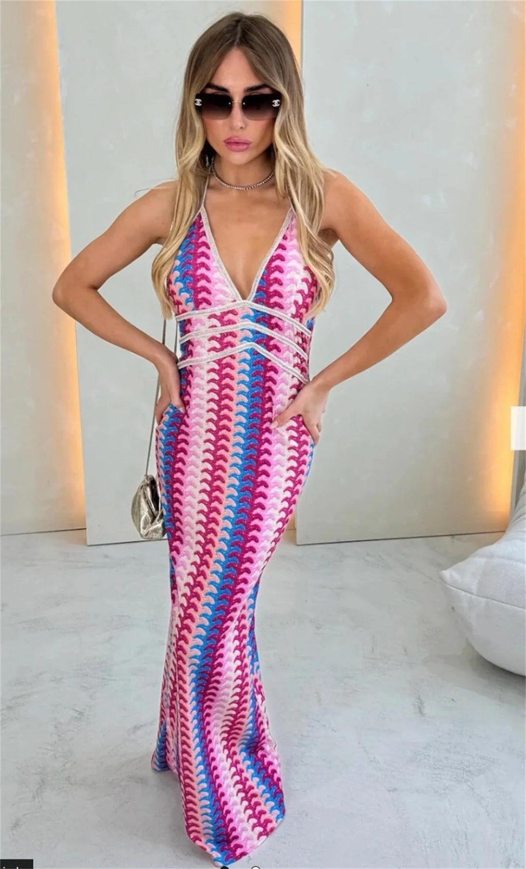 Iris | Boho gehaakte tunica jurk zomer strand