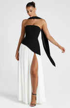 Julia | Asymmetrische maxi jurk modern bruiloft