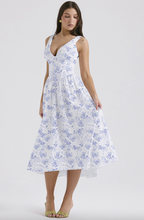 Saffron | Bloemen zomerjurk elegant casual vloeiend