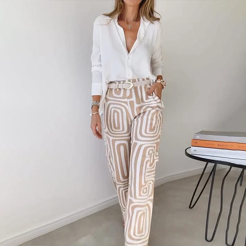 Opal | Elegant 2-delig set broek dames chic