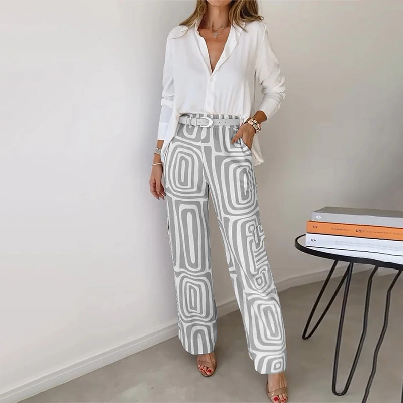 Opal | Elegant 2-delig set broek dames chic