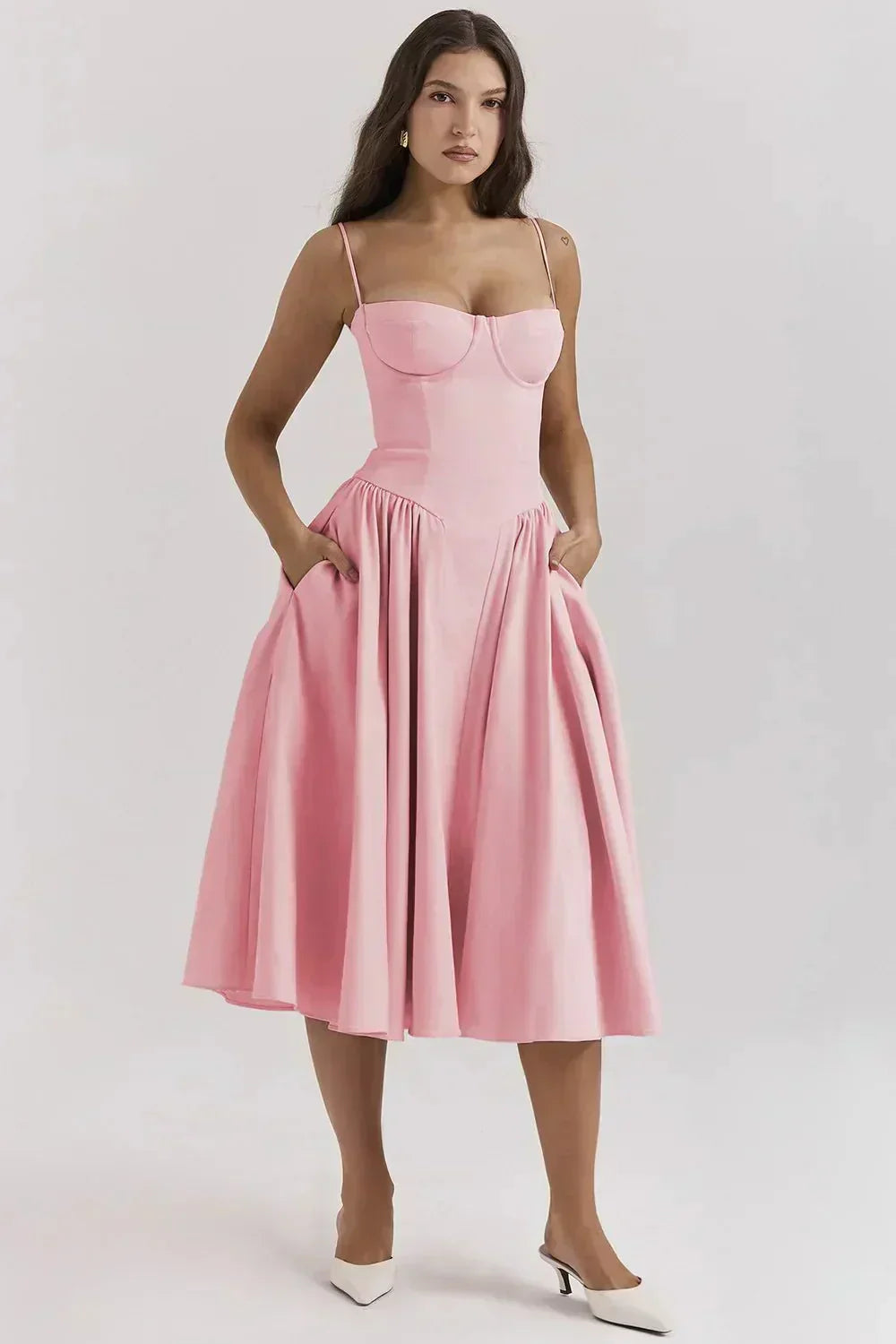 Lark | Stijlvolle lange jurk vintage elegant avond