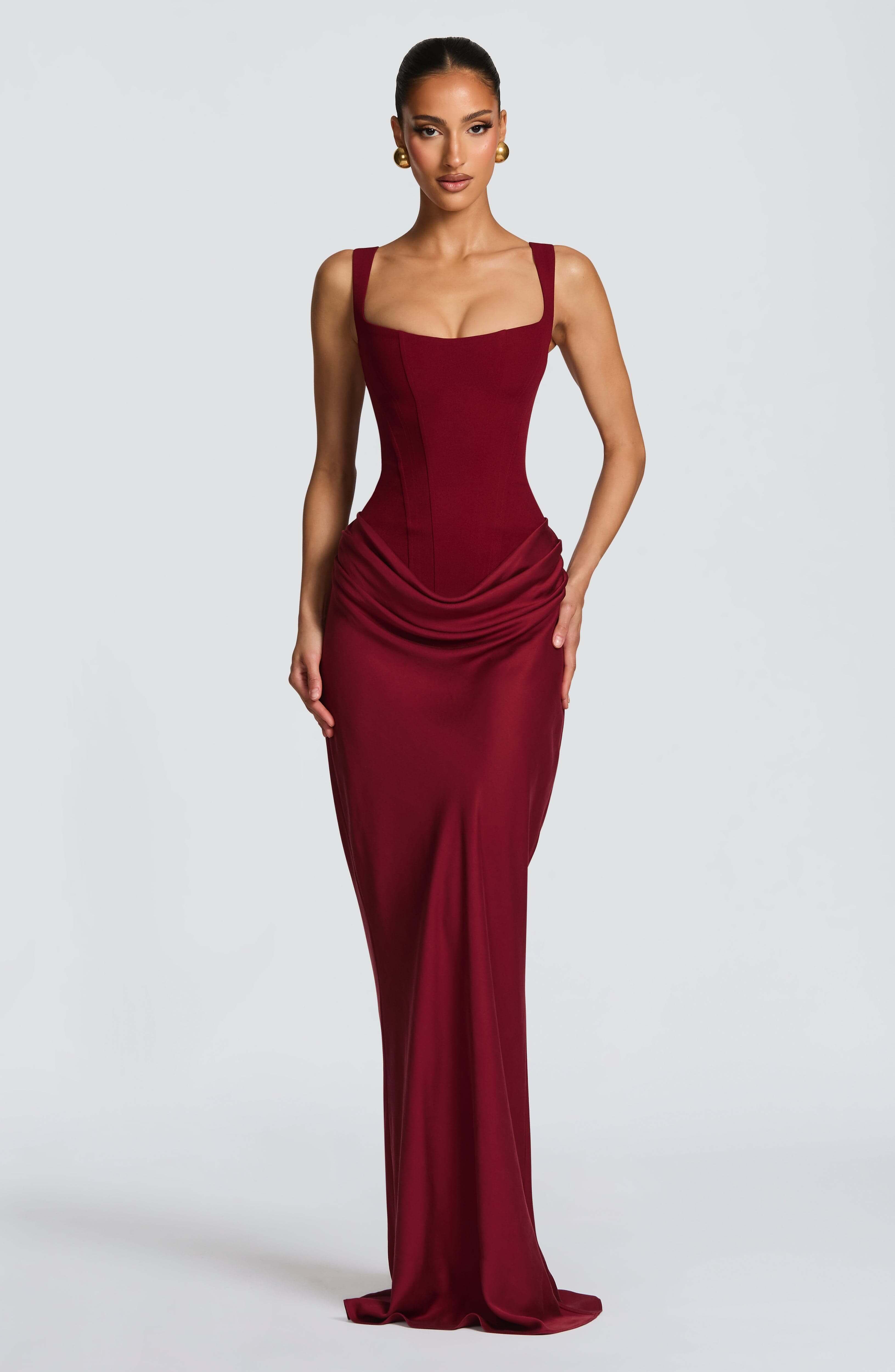 Jasmine | Mouwloze bodycon maxi jurk elegant